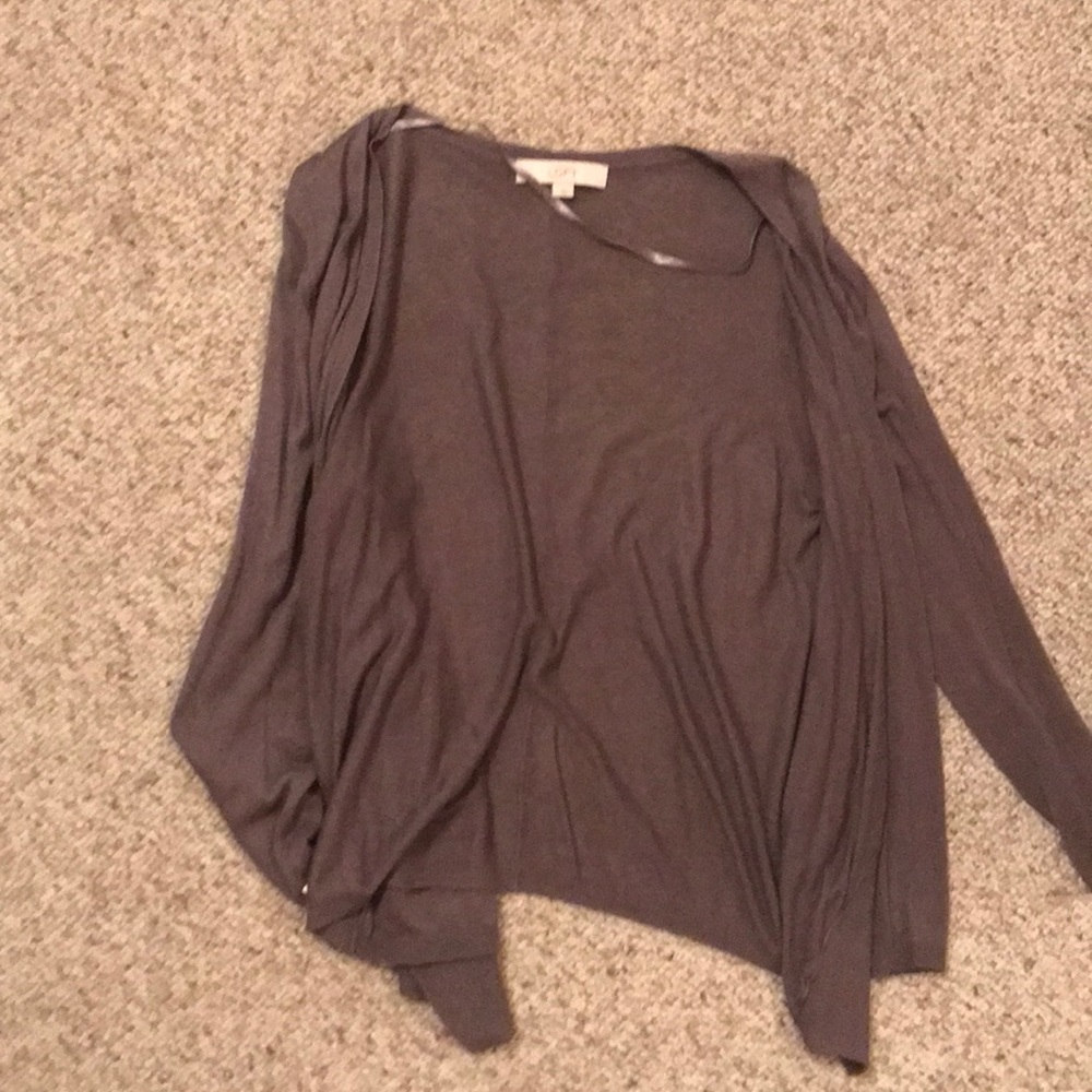 Loft open drape cardigan
